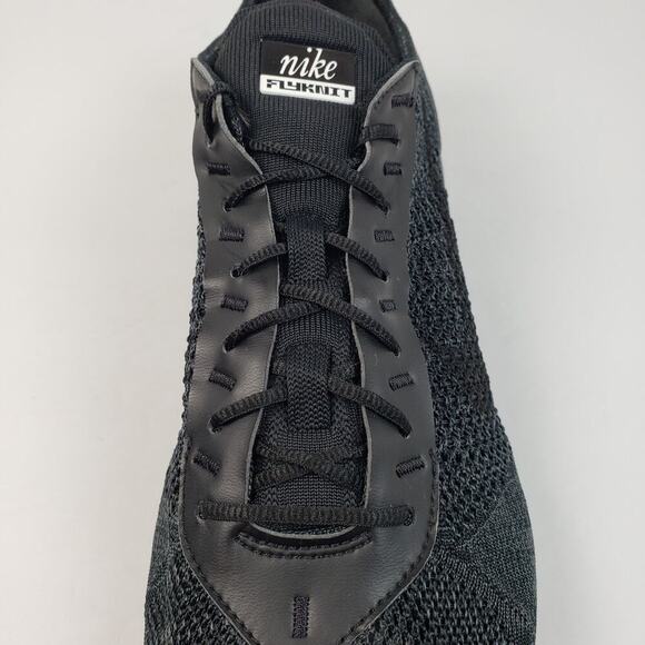 Nike Air Max Flyknit Racer Mens Size 13 Triple Black Running Sneaker Shoes main image 8
